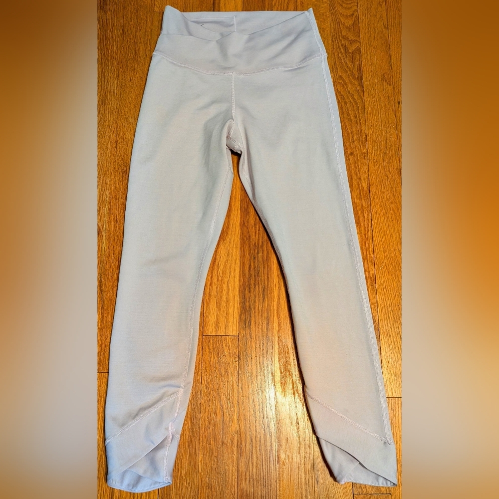 Women's Nike Dri Fit Yoga Wrap Tights Size Small Light Pink